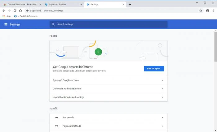 Superbird Browser — screenshot 2