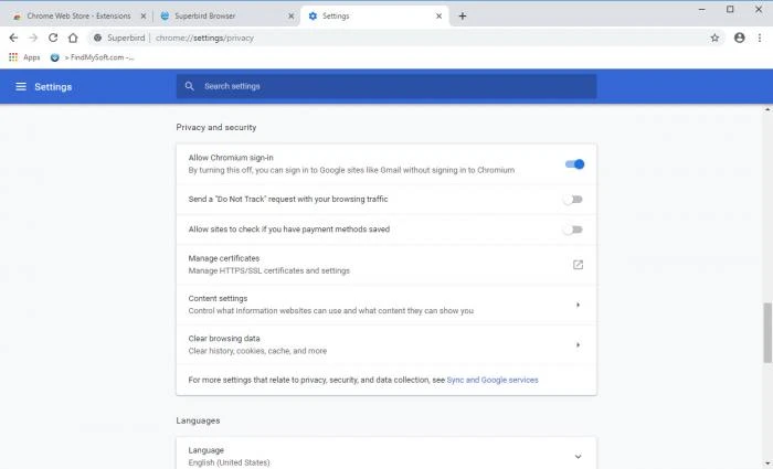 Superbird Browser — screenshot 3